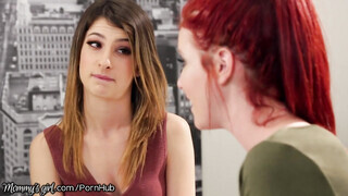 Angela Sommers és Kristen Scott lezbi szexe