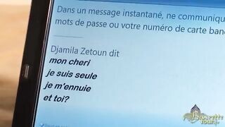 Csábító tinédzser arab picsa szopja a péniszt