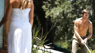 Brandi Love a kertész palival kamatyol
