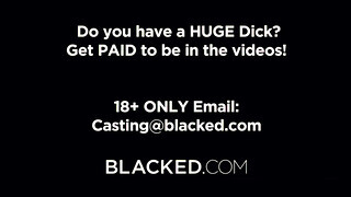 BlackedRaw - Lauren Phillips keményen ánuszba tolva