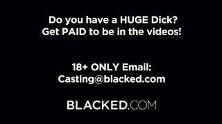 Blacked - Haley Spades borotvált lyuka megbaszva