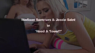 Jessie Saint és Madison Summers édeshármasban hancuroznak