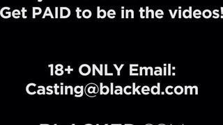 BLACKED - szőrös pinájú csaj kedveli a fekete dákót