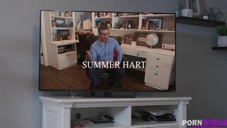 Summer Hart punciba és seggbe tolva