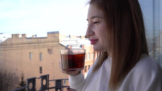 Milana Milka már reggel szívni akart