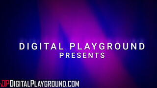 Digital Playgroud - Kira Noir kitetovált ürgével hancúrozik