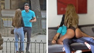 Forró venezuelai nőci csoki tangában kapja meg a gazdag gringo faszát